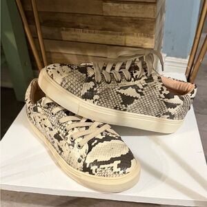 Woman’s stylish sneakers